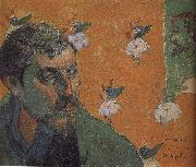 Paul Gauguin Self-portrait painting